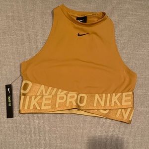 Nike Pro Cropped Training Tank NWT